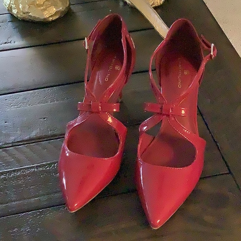 Elegant Red Women's Heels